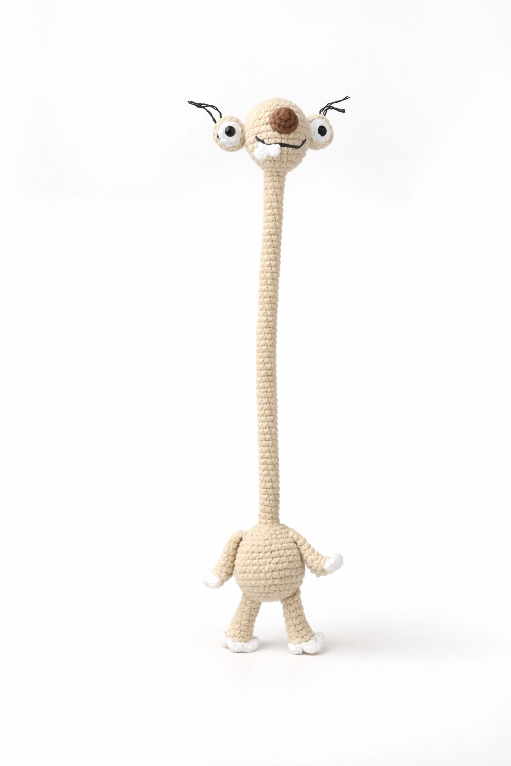 El Yapımı Amigurumi Sid Tembel Hayvan Oyuncak – Buz Devri 