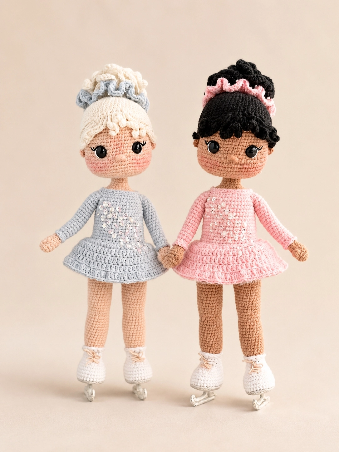 Elin & Nora Amigurumi İkili Balerin Bebek Seti