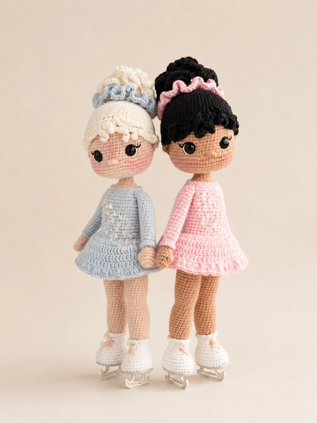 Elin & Nora Amigurumi İkili Balerin Bebek Seti