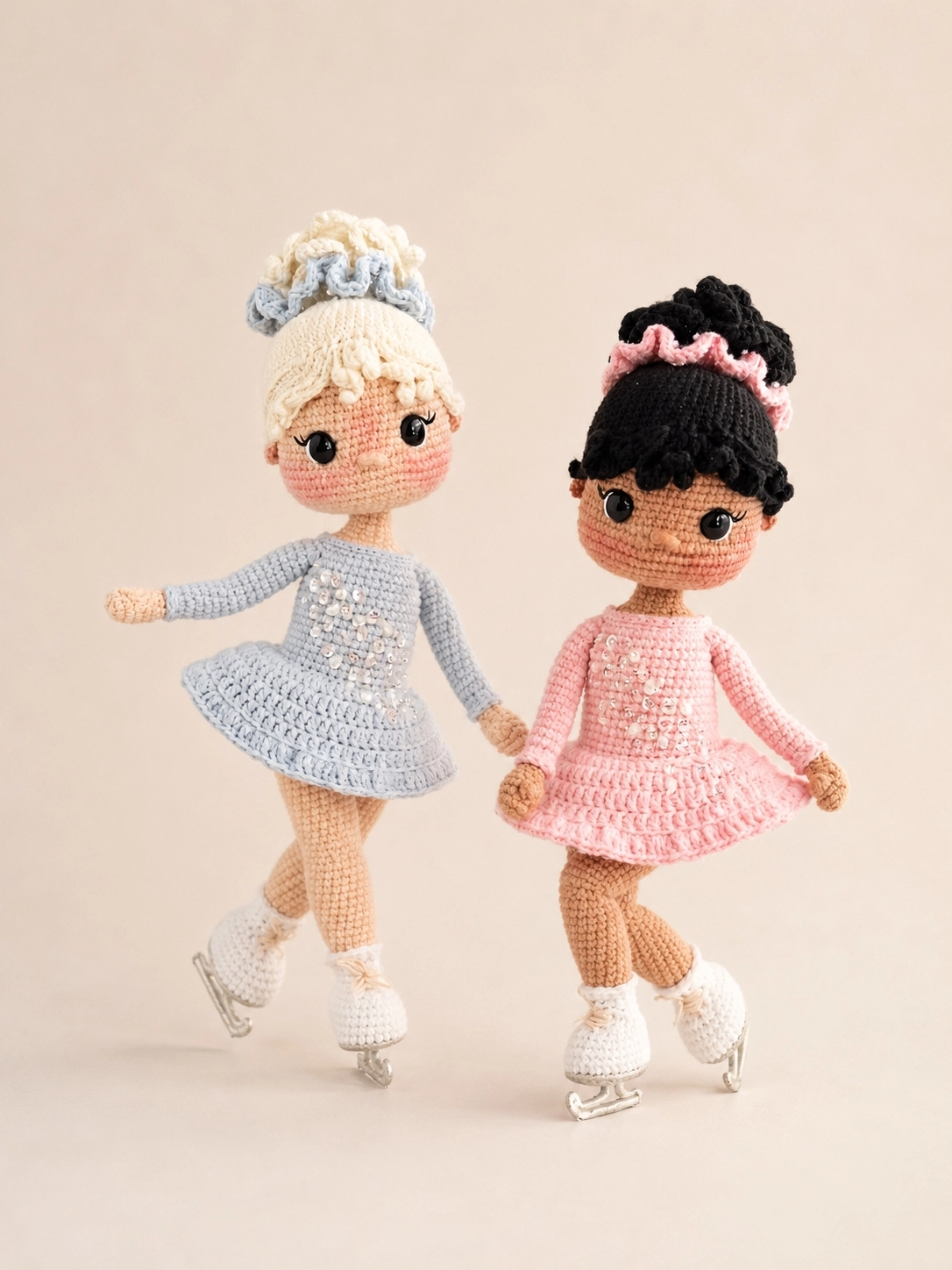 Elin & Nora Amigurumi İkili Balerin Bebek Seti