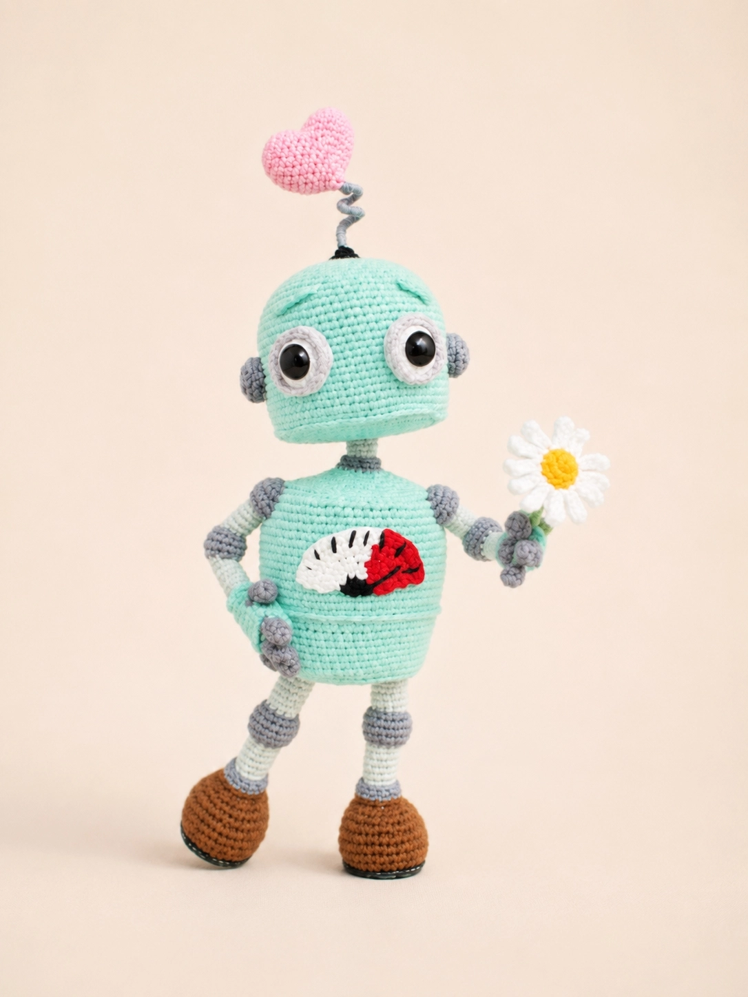 Robokalp Amigurumi Karakter Oyuncak – El Yapımı Koleksiyon
