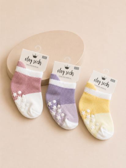 Olay Socks Kaydırmaz Tabanlı Bebek Çorabı 3’lü Set