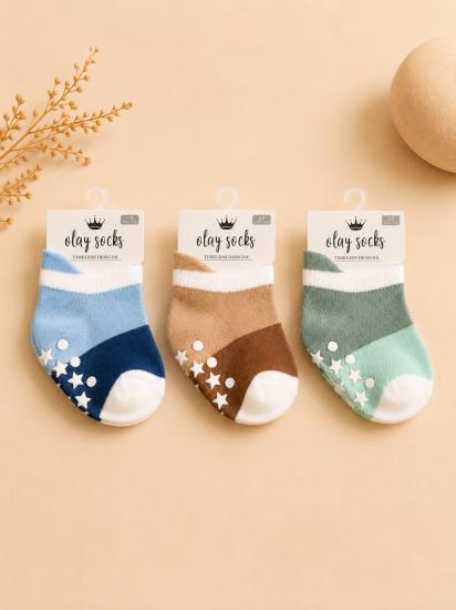 Olay Socks 3’lü Kaydırmaz Bebek Çorabı |BebeGross
