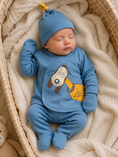 Beyaz Bebek 5’li Hastane Çıkış Seti | BebeGross