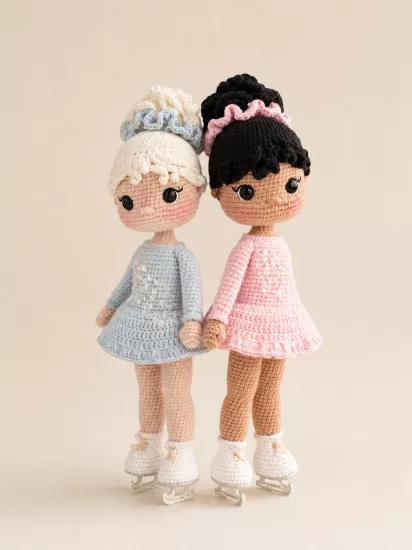 Elin & Nora Amigurumi Balerin Seti | BebeGross