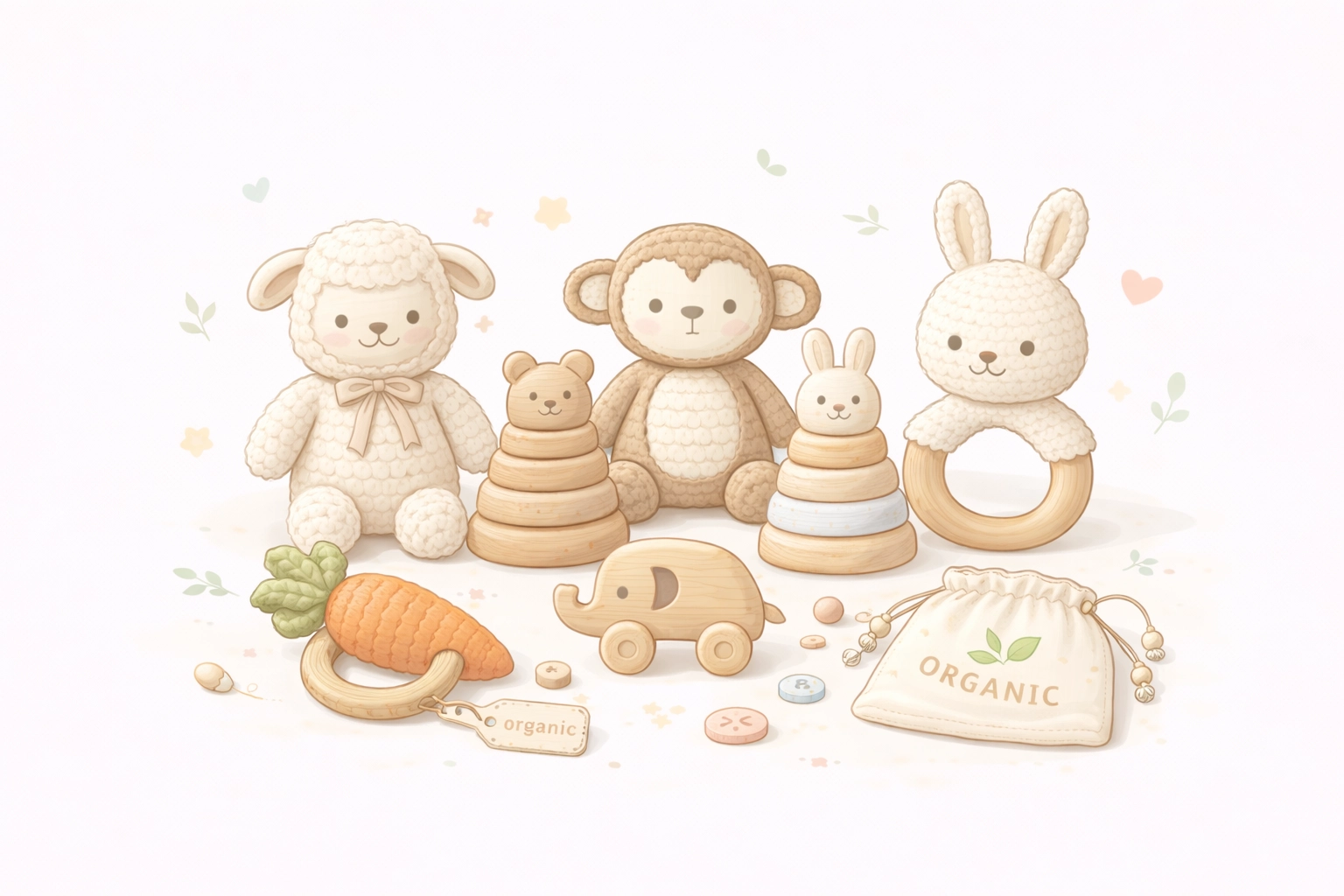 Organik El Yapımı Amigurumi Oyuncaklar | BebeGross
